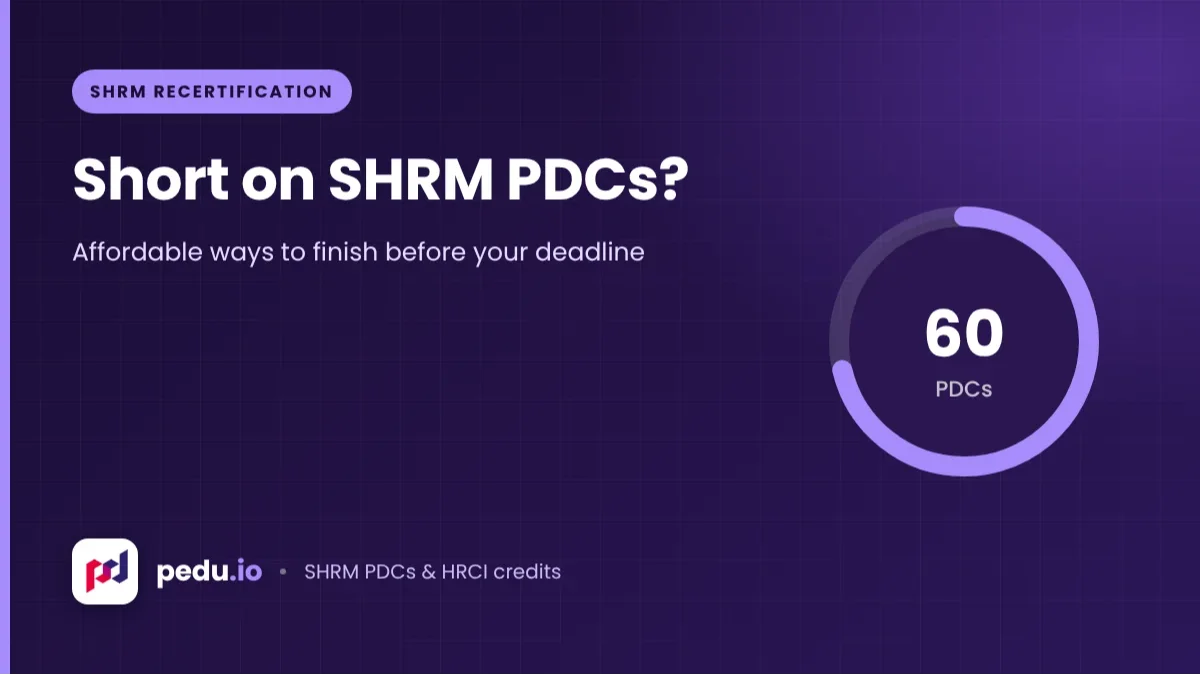 How to Find Affordable SHRM Recertification Webinars Before Your Deadline