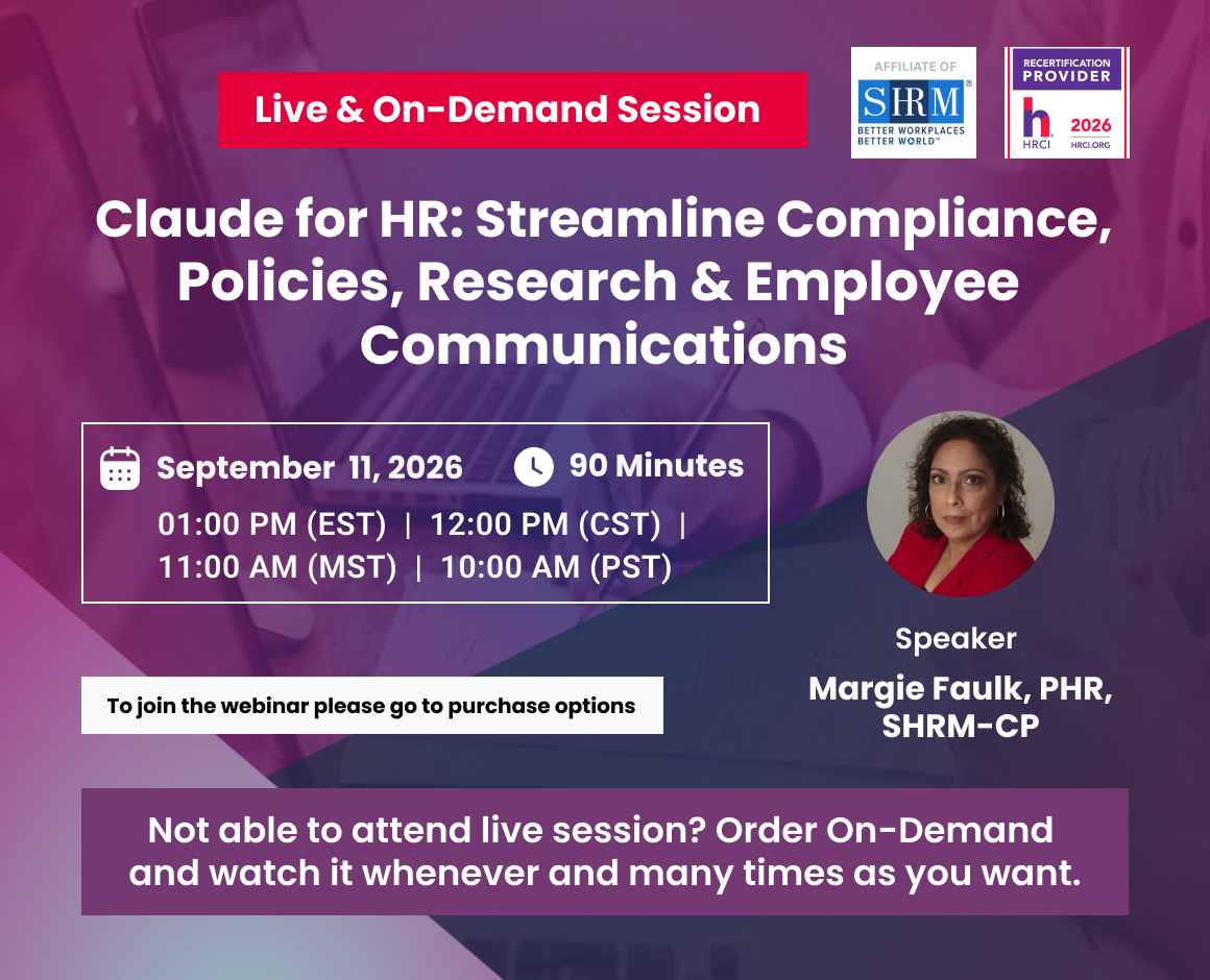 Claude for HR: Streamline Compliance, Policies, Research & Employee Communications
