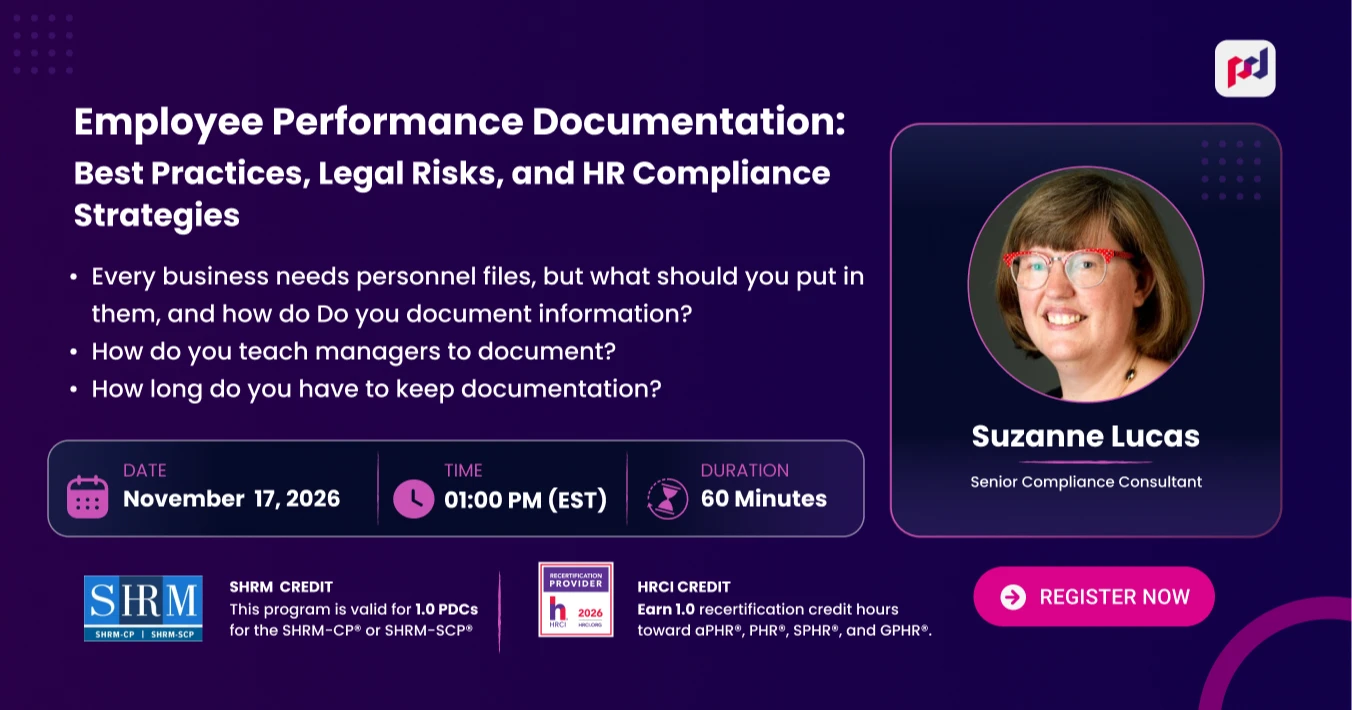 Employee Performance Documentation: Best Practices, Legal Risks, and HR Compliance Strategies